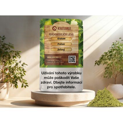 kratom zeleny prasek