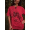 Tričko unisex červené Plastikus (Velikost L)
