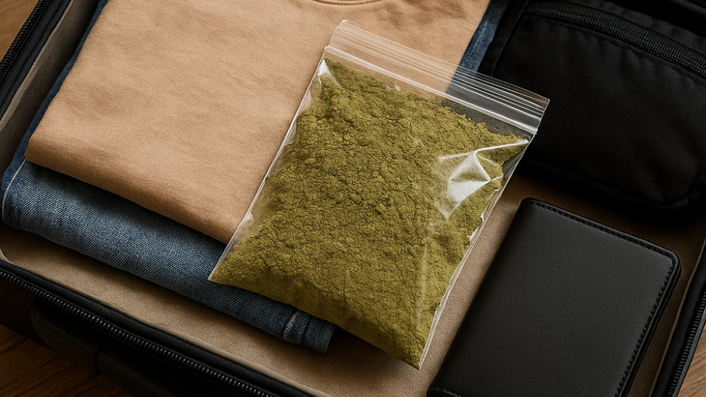 Jak si bezpečně a diskrétně sbalit kratom na letní dovolenou