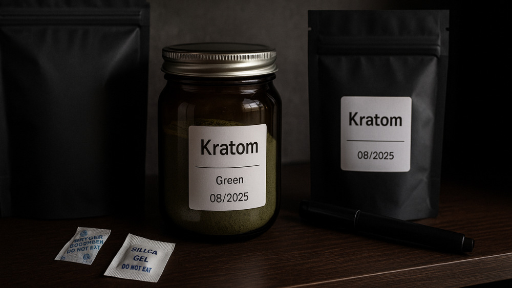 Jak skladovat kratom