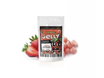 hhc želé, strawberry