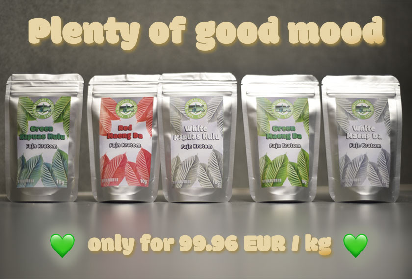 Cheap kratom for 99.96 EUR per kg