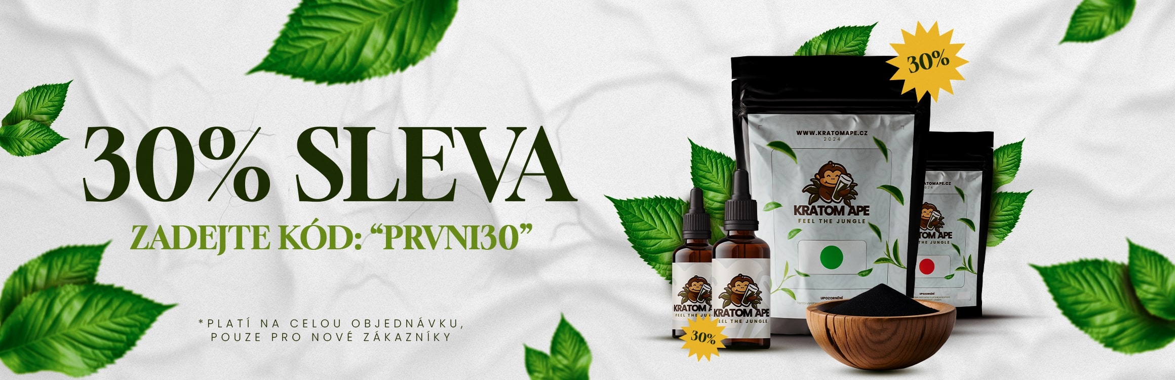SLEVA 30% NA PRVNÍ OBJEDNÁVKU