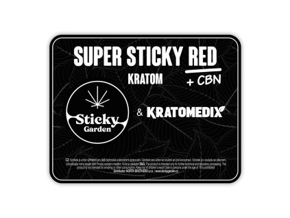 KRATOM Super Sticky Red CBN