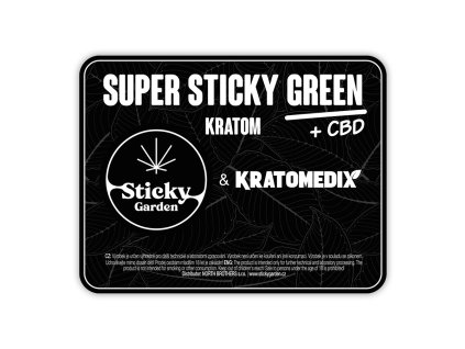KRATOM Super Sticky Green CBD