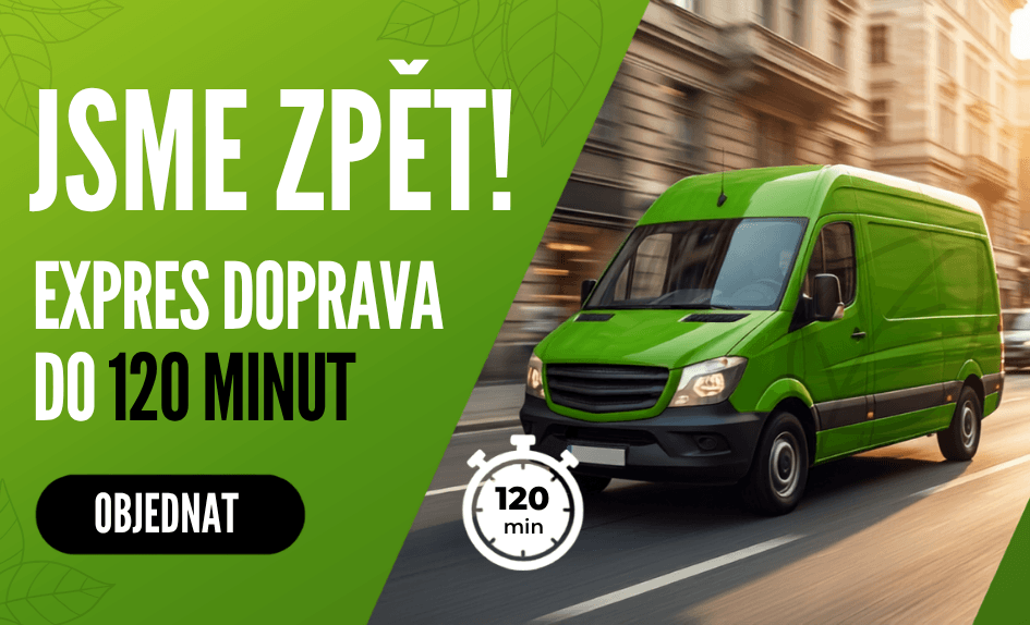 Expres doprava po Brně do 120 minut