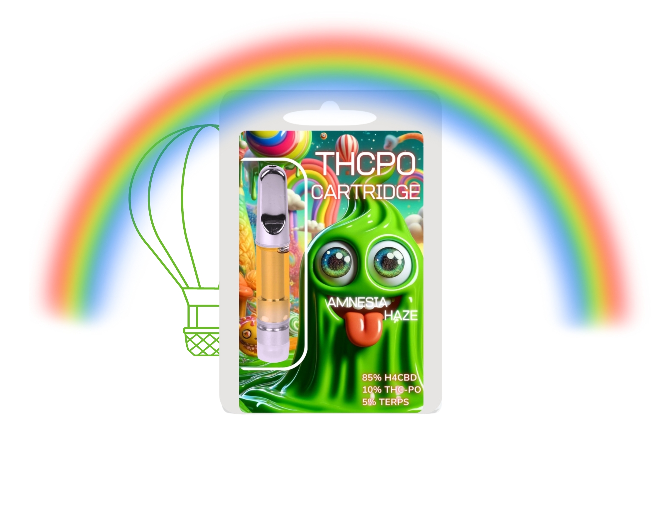 THCPO Amnesia Haze cartridge
