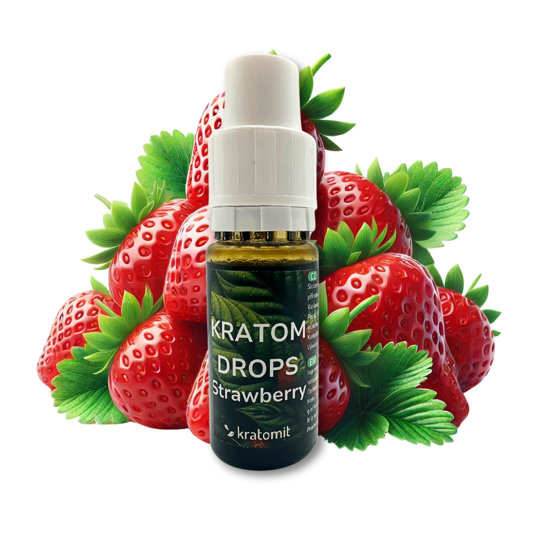 Tekutý kratom extrakt Strawberry