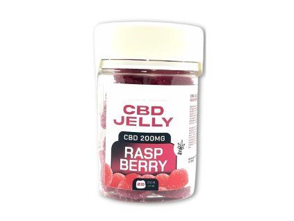 CBD Jelly 200mg Raspberry – Ovocné želé s obsahem CBD