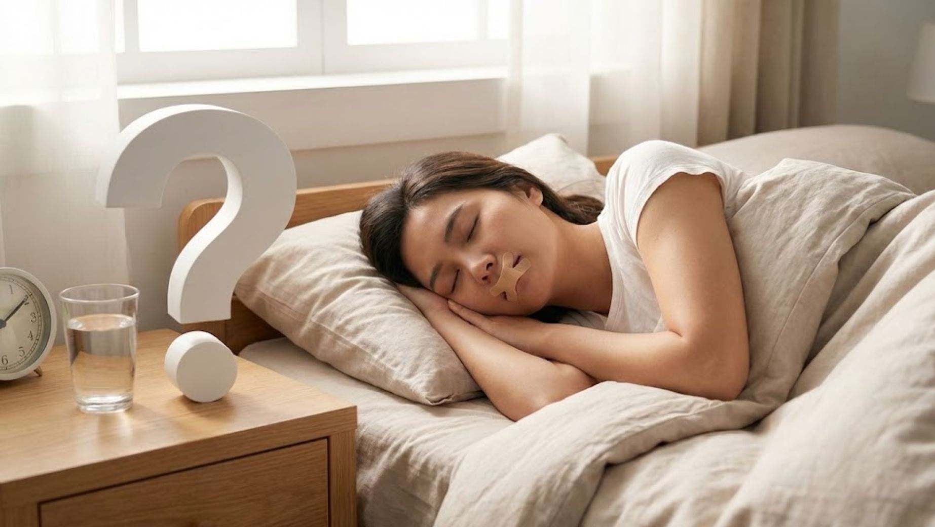 Mythen vs. Realität: Warum man sich vor dem Mundklebeband nicht fürchten muss (und wann man es nicht verwenden sollte)