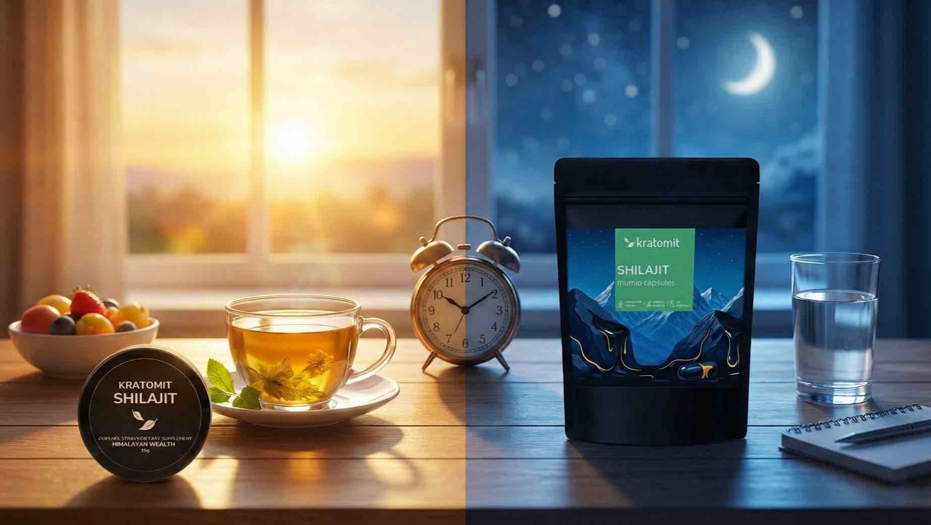 Shilajit morgens oder abends einnehmen?