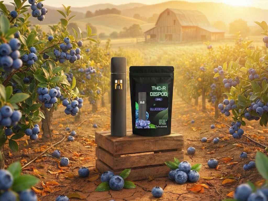 DispoD Canadian Blueberry vape 30% THC-R