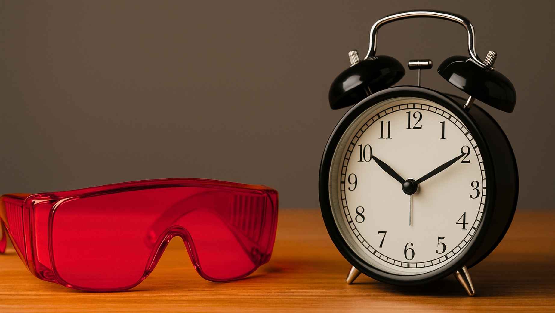 Wann sollte man eine rote Brille vor dem Schlafengehen tragen? Das Timing entscheidet