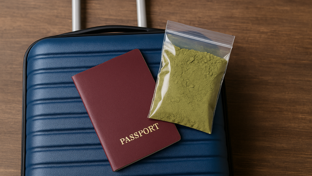 Can I take kratom on vacation?
