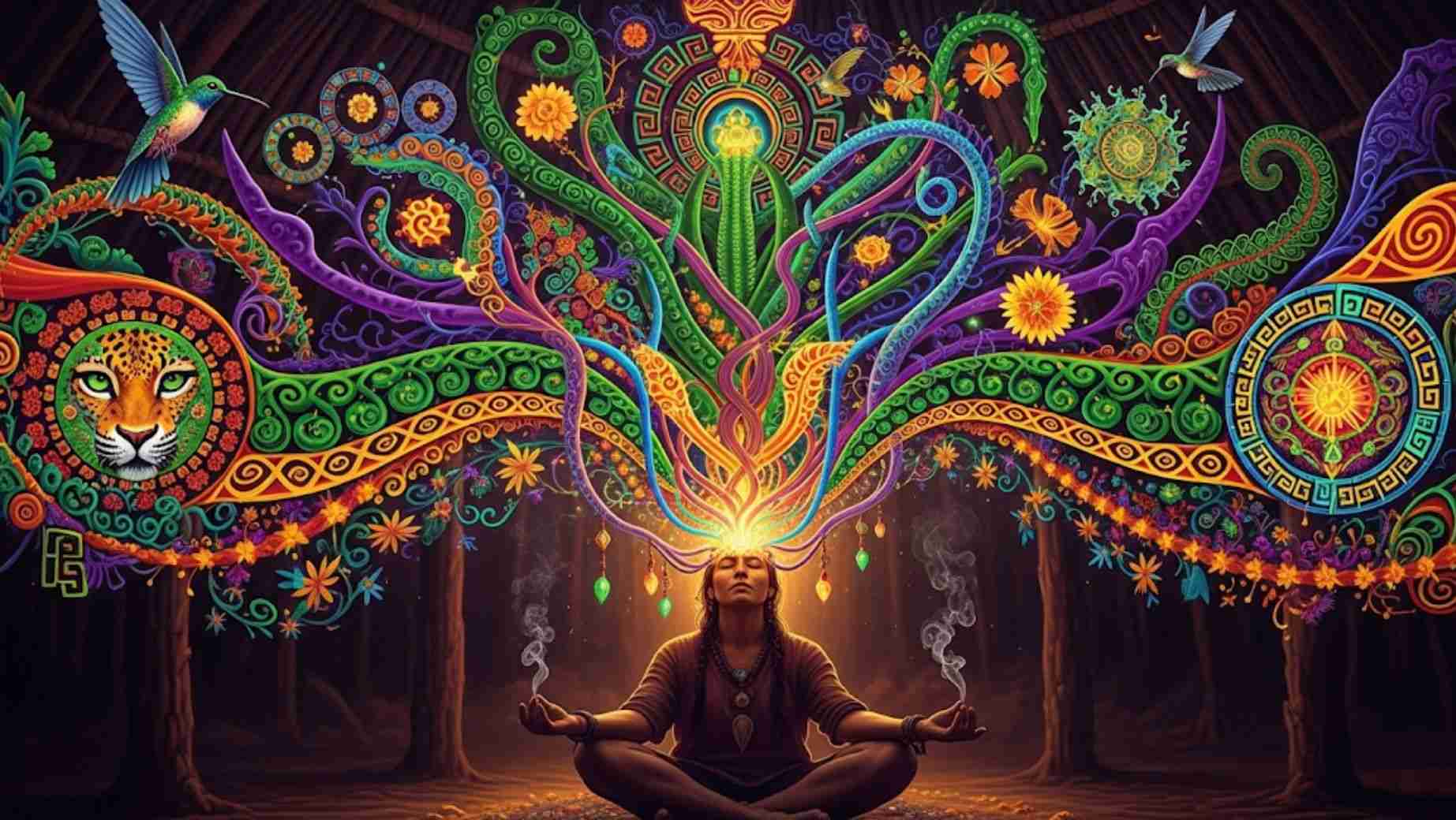 What are the effects of an ayahuasca ritual?