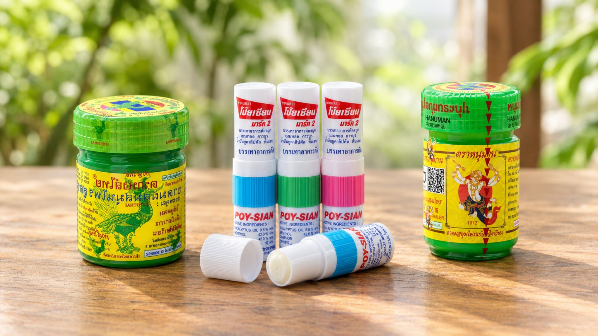 Hong Thai vs. Poy Sian vs. Hanuman: which Thai inhaler is right for you?