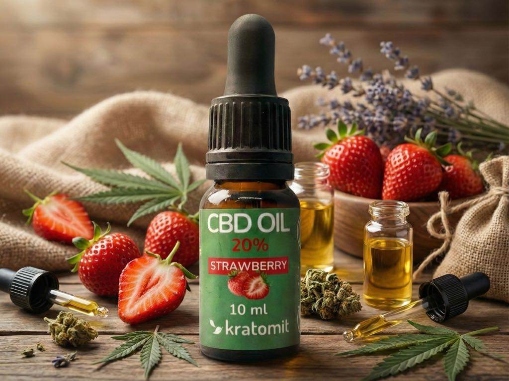 CBD Öl 20% Erdbeere 2000mg
