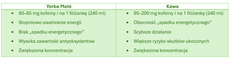 Ile Yerba Maté dziennie i ile kofeiny zawiera?
