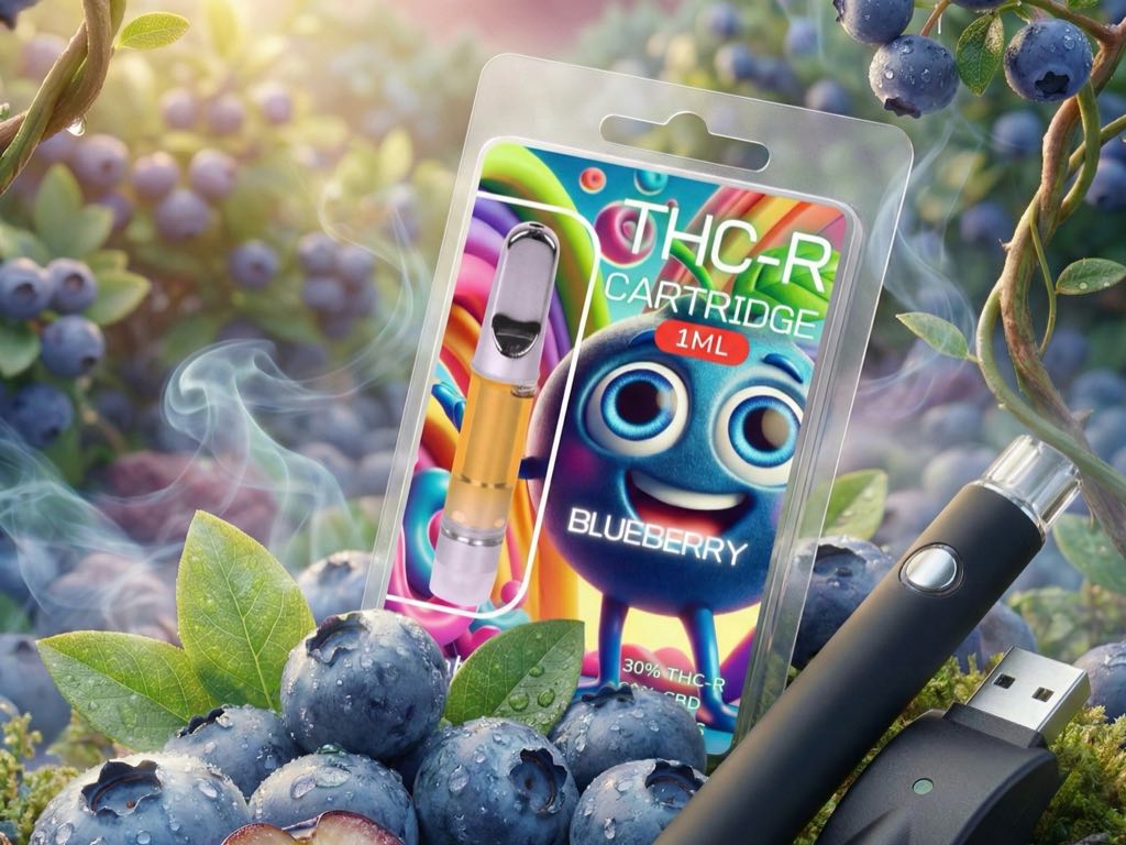 THC-R Blueberry vape pen
