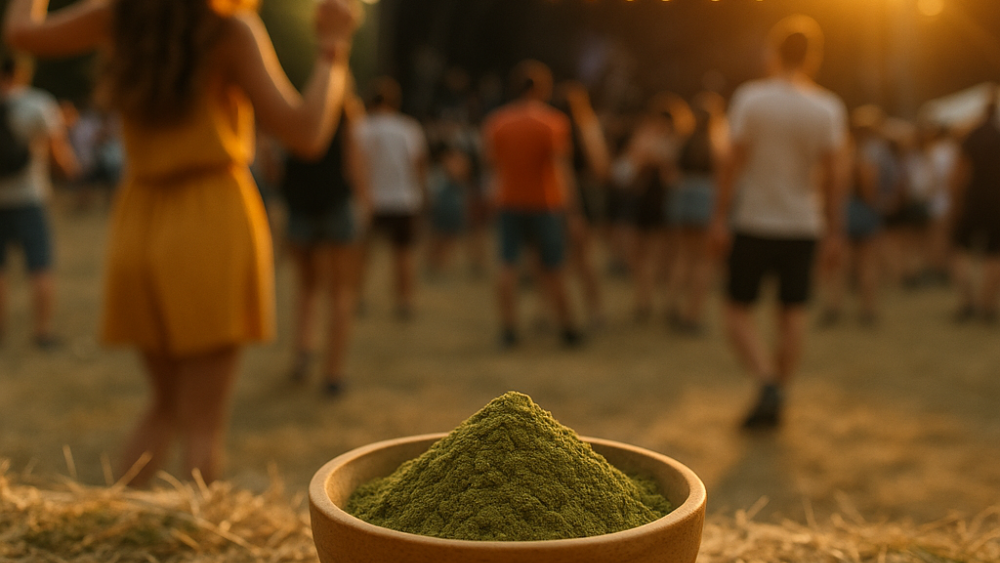 Fesztiválszezon és kratom: jó ötlet?