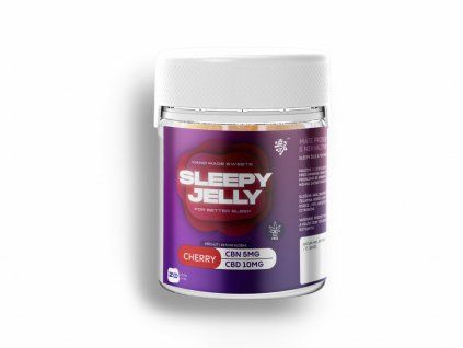 Sleepy Jelly Cherry (20 pcs) – CBN & CBD Natural Sleep Aid