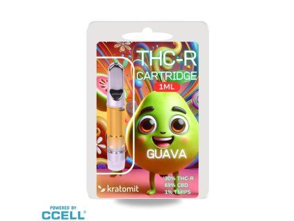 THC-R Cartridge Guava 1ml – 30% THC-R & 69% CBD