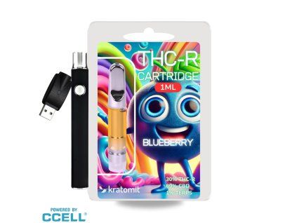 THC-R Vape Pen Blueberry 1ml – Premium All-in-One Device