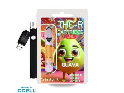 THC-R Vape Pen Guava 1ml – Premium All-in-One Device