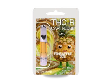 THC-R Cartridge Pineapple Ice 1ml – 30% THC-R Tropical Chill