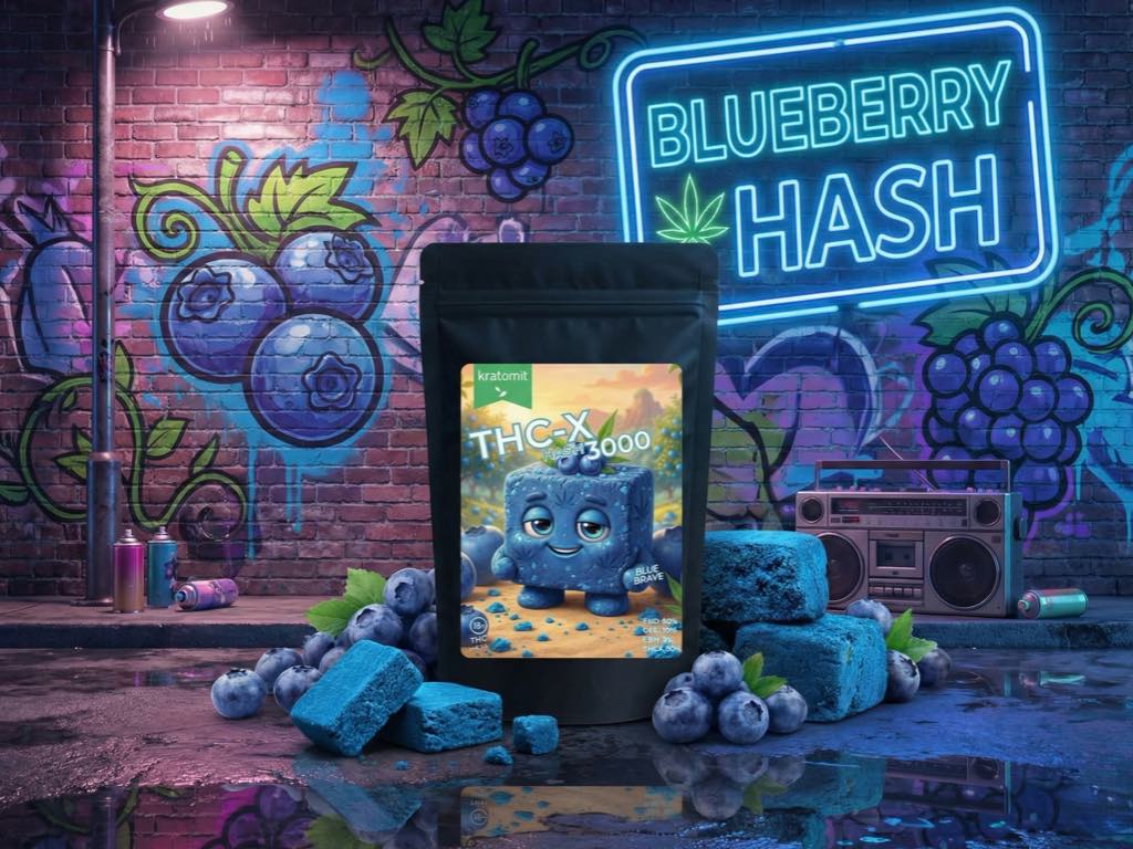 Blue Brave THC-X 3000 mg Blueberry Kush