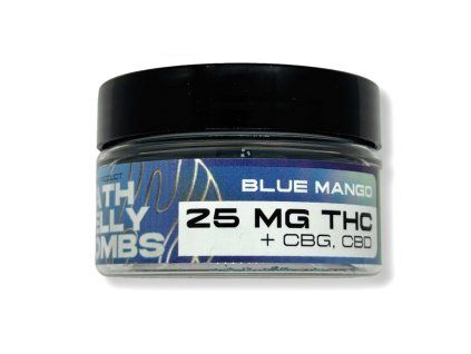 Blue Mango THC Bath Jelly Bombs – Luxus fürdőzselé (5 db)