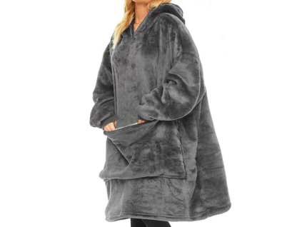 Hrejivá nositeľná deka s kapucňou