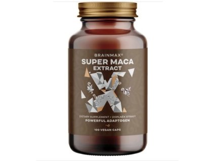 BrainMax Super BIO Maca extrakt 700 mg, 100 kapslí