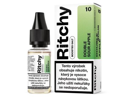 E-liquid Ritchy salt | Double Sour Apple (Kyselé zelené jablko) 10ml