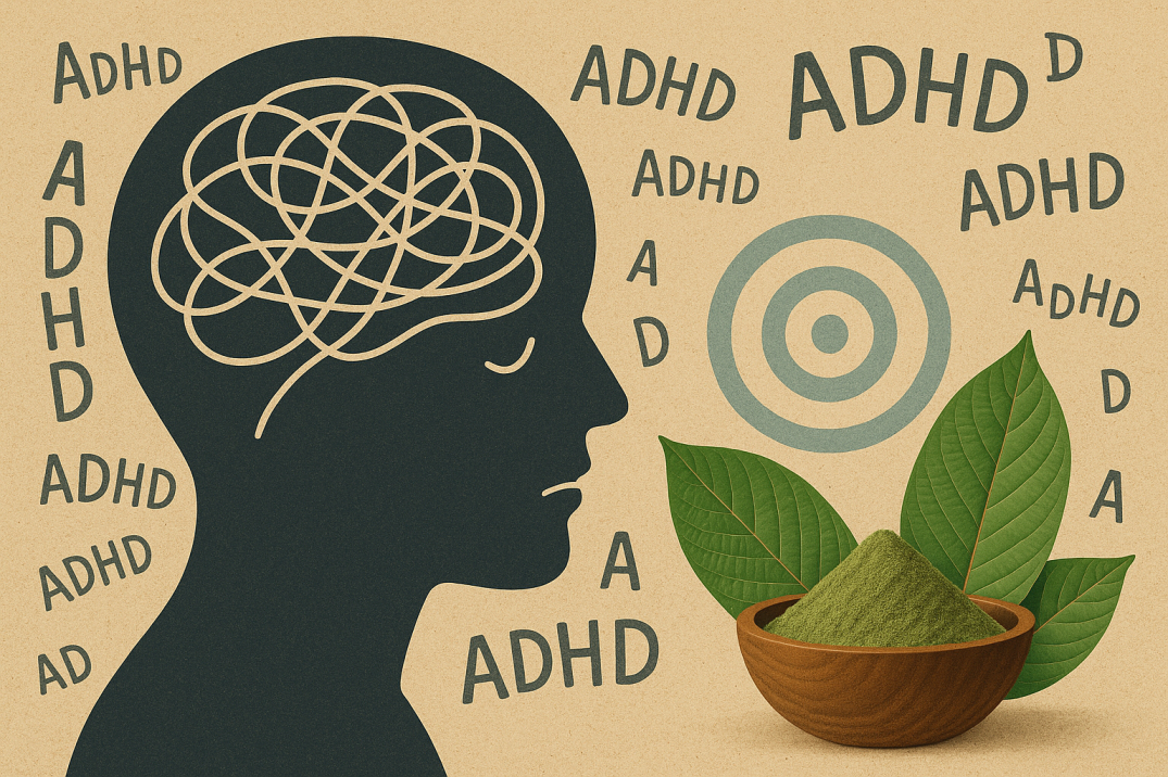 Kratom a ADHD: může pomoci se soustředěním, nebo spíše uškodit?