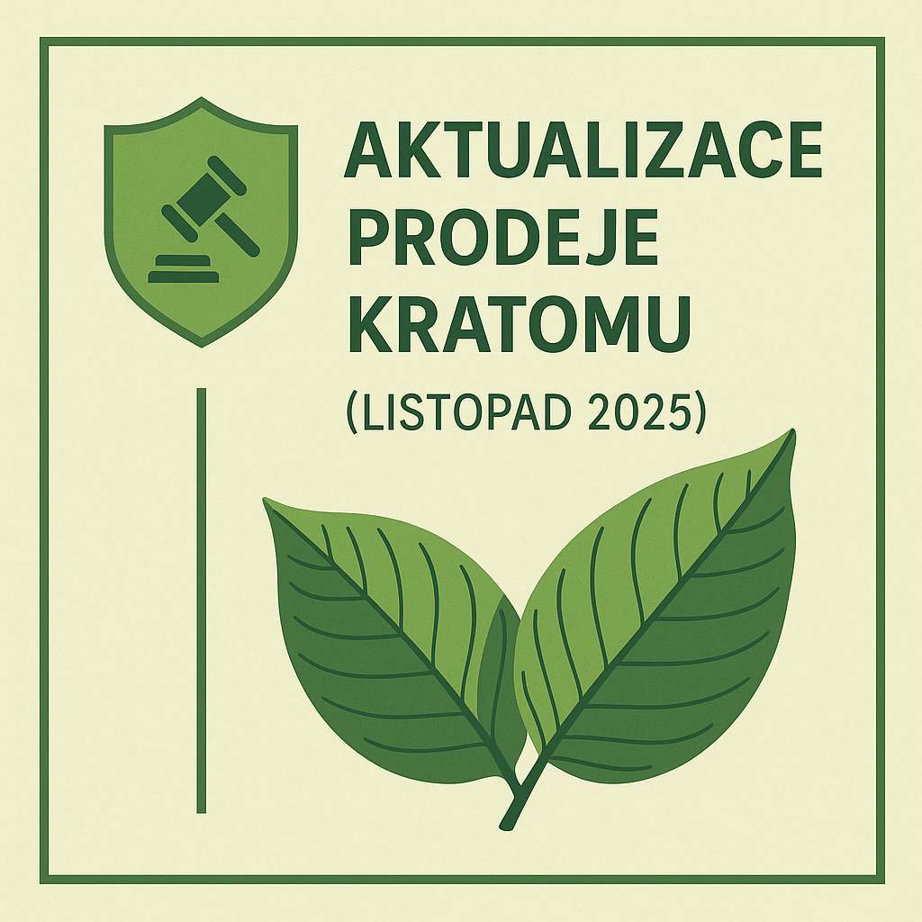 Aktualizace prodeje kratomu v Česku (listopad 2025)