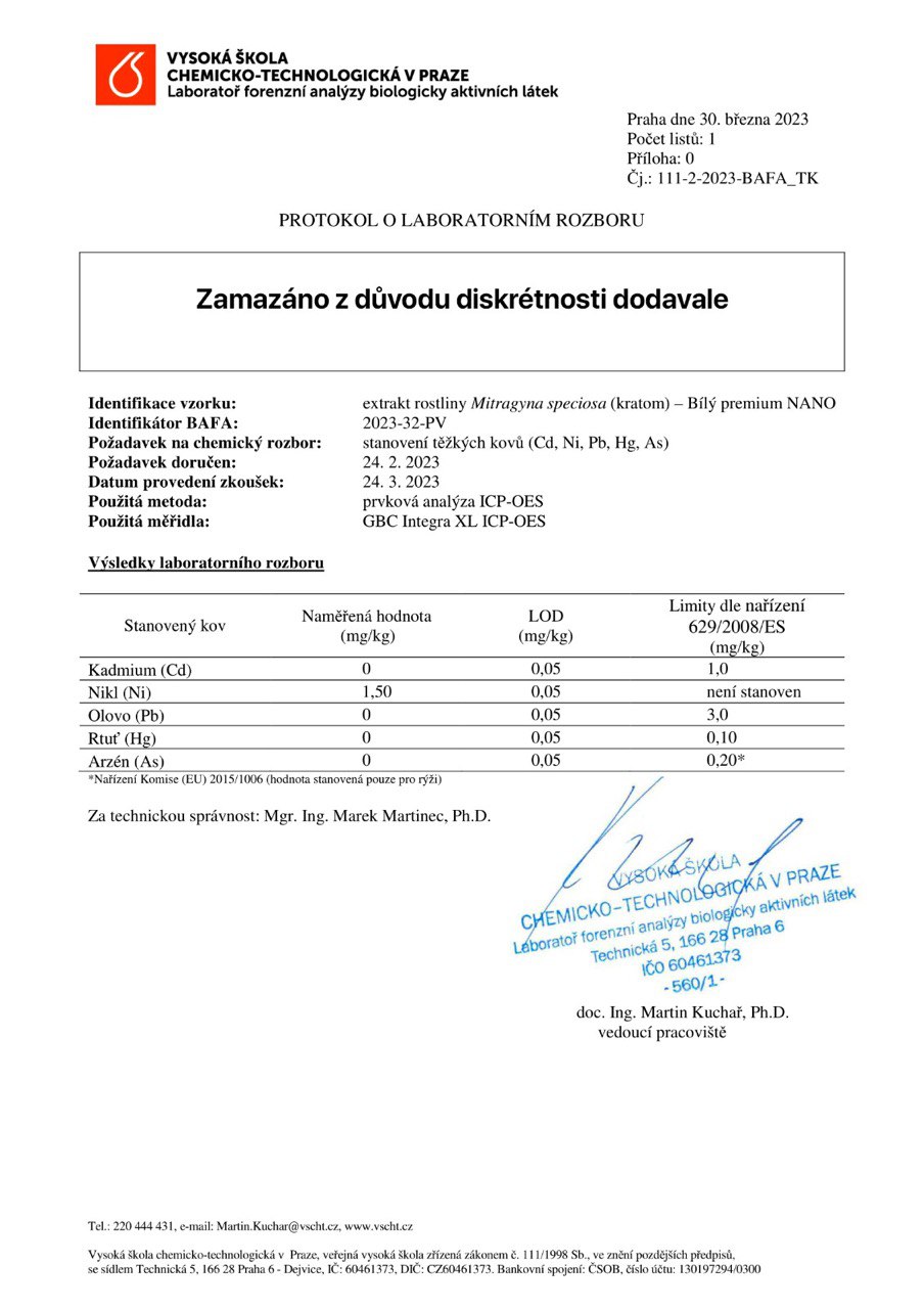 premium-nano-bily-kratom-vysoka-skola-chemicko-technologicka-v-praze