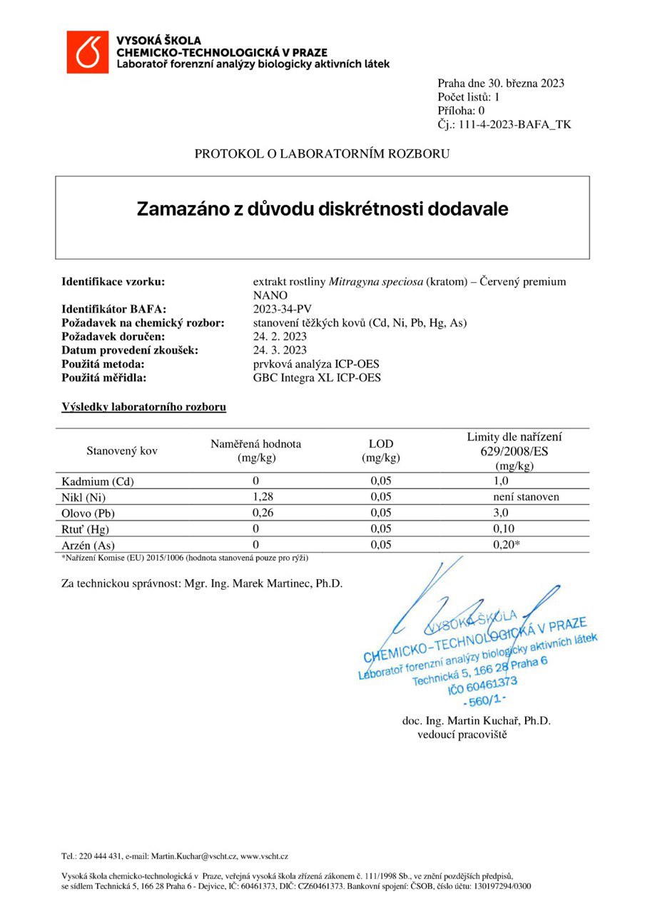 premium-nano-cerveny-kratom-vysoka-skola-chemicko-technologicka-v-praze