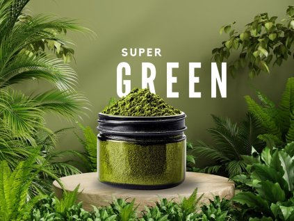 Super GREEN (Hmotnost 1 KG (Originální nepřebalované vakuové balení))
