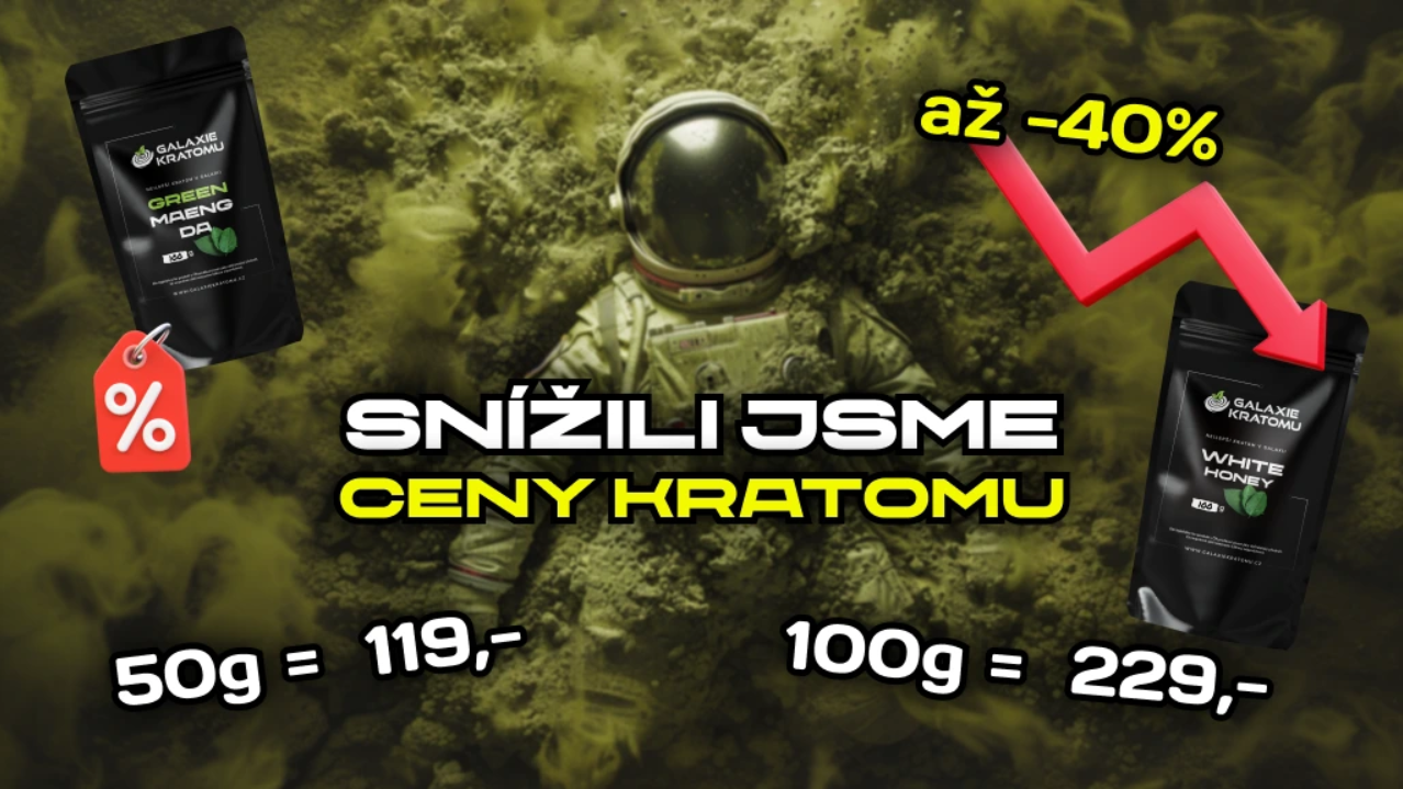 Snížily jsme ceny kratomu
