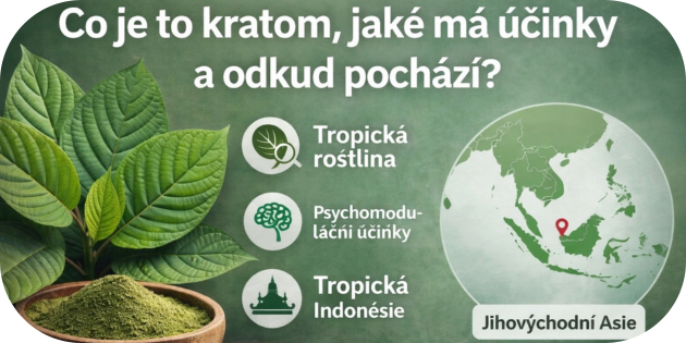 Co je kratom? Původ rostliny Mitragyna speciosa a základní informace