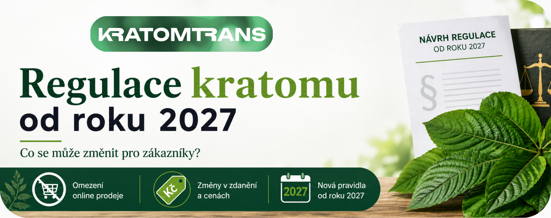 Regulace kratomu 2027