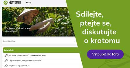 Spouštíme fórum Kratomuj – místo, kde sdílíme zkušenosti i rady