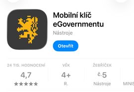 Mobilní klíč eGovermentu