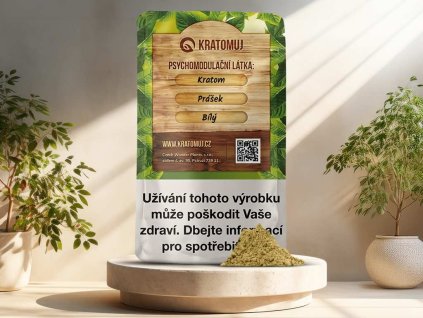 bílý kratom kratomuj psychomodulacni latka