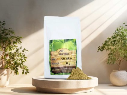 Kvalitni bily kratom prasek 50g