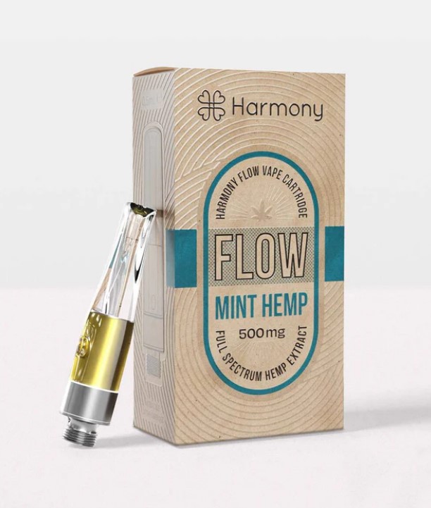 Harmony Flow CBD Cartridge Mint Hemp 500 mg, 0,5 ml