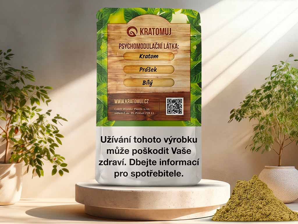 Bílý kratom prášek - 50 g
