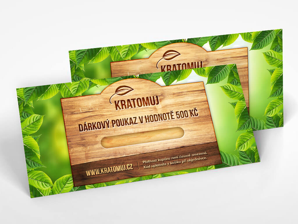 Dárkový poukaz Hodnota: 500 Kč