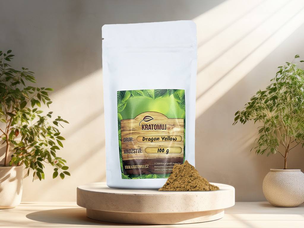 Žlutý kratom Dragon Yellow Gramáž: 100g